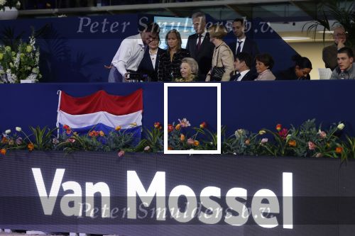 Amsterdam 24 januari 2026
Prinses Beatrix bezoekt jumping Amsterdam . Nichtje prinses Margarita ontvangt haar in de RAI. van Mossel reclame
