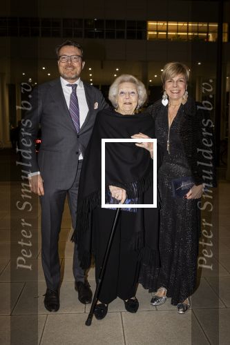 Den Haag 4 februari 2026
Prinses Beatrix Prins Constantijn en Prinses Laurentien zijn bij de openingsabond van het Holands Dance Festival in Amare.