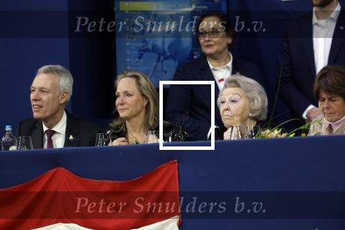 Amsterdam 24 januari 2026
Prinses Beatrix bezoekt jumping Amsterdam . Nichtje prinses Margarita ontvangt haar in de RAI.