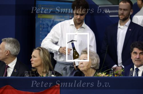 Amsterdam 24 januari 2026
Prinses Beatrix bezoekt jumping Amsterdam . Nichtje prinses Margarita ontvangt haar in de RAI.
