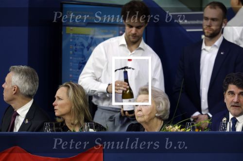 Amsterdam 24 januari 2026
Prinses Beatrix bezoekt jumping Amsterdam . Nichtje prinses Margarita ontvangt haar in de RAI.