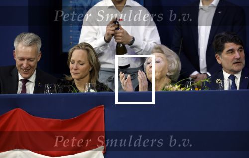 Amsterdam 24 januari 2026
Prinses Beatrix bezoekt jumping Amsterdam . Nichtje prinses Margarita ontvangt haar in de RAI.