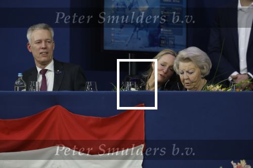 Amsterdam 24 januari 2026
Prinses Beatrix bezoekt jumping Amsterdam . Nichtje prinses Margarita ontvangt haar in de RAI.