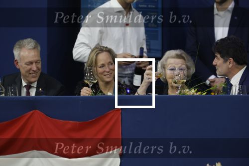 Amsterdam 24 januari 2026
Prinses Beatrix bezoekt jumping Amsterdam . Nichtje prinses Margarita ontvangt haar in de RAI.