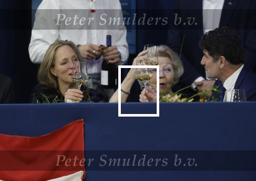 Amsterdam 24 januari 2026
Prinses Beatrix bezoekt jumping Amsterdam . Nichtje prinses Margarita ontvangt haar in de RAI.
