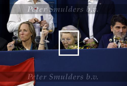 Amsterdam 24 januari 2026
Prinses Beatrix bezoekt jumping Amsterdam . Nichtje prinses Margarita ontvangt haar in de RAI.