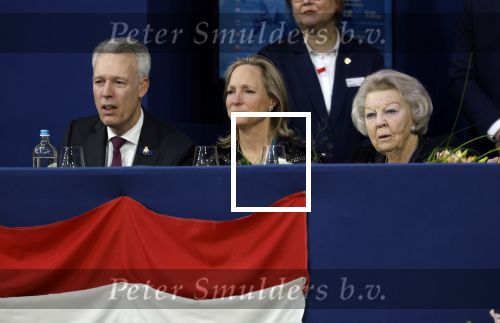 Amsterdam 24 januari 2026
Prinses Beatrix bezoekt jumping Amsterdam . Nichtje prinses Margarita ontvangt haar in de RAI.