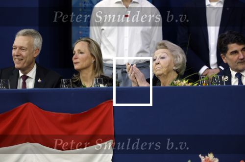 Amsterdam 24 januari 2026
Prinses Beatrix bezoekt jumping Amsterdam . Nichtje prinses Margarita ontvangt haar in de RAI.