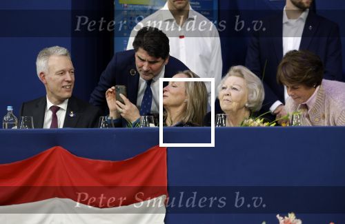 Amsterdam 24 januari 2026
Prinses Beatrix bezoekt jumping Amsterdam . Nichtje prinses Margarita ontvangt haar in de RAI.