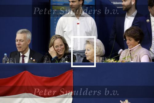 Amsterdam 24 januari 2026
Prinses Beatrix bezoekt jumping Amsterdam . Nichtje prinses Margarita ontvangt haar in de RAI.