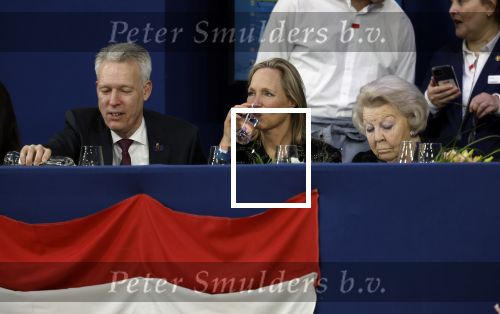 Amsterdam 24 januari 2026
Prinses Beatrix bezoekt jumping Amsterdam . Nichtje prinses Margarita ontvangt haar in de RAI.