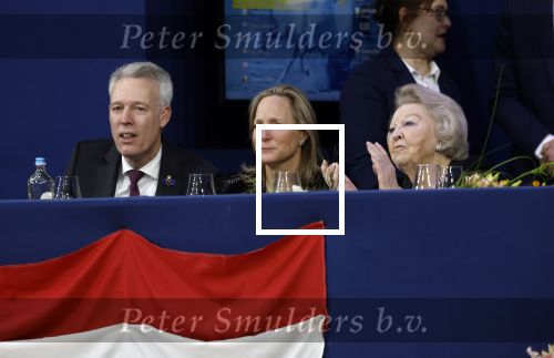 Amsterdam 24 januari 2026
Prinses Beatrix bezoekt jumping Amsterdam . Nichtje prinses Margarita ontvangt haar in de RAI.