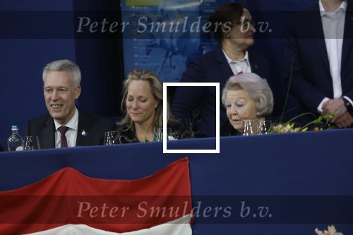 Amsterdam 24 januari 2026
Prinses Beatrix bezoekt jumping Amsterdam . Nichtje prinses Margarita ontvangt haar in de RAI.