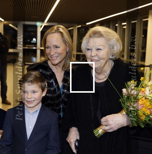Amsterdam 24 januari 2026
Prinses Beatrix bezoekt jumping Amsterdam . Nichtje prinses Margarita ontvangt haar in de RAI.