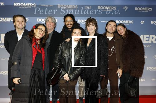 Amsterdam 16 februari 2026
Premiere Boomers met oa Huub Stapel Jennifer Hofman ( zwanger) Renee Fokker Johanna Ter Steege Hans Kesting Serge Henri Valcke ea  in Tuschinski . Renee Fokker met familie
