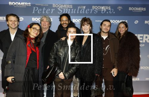 Amsterdam 16 februari 2026
Premiere Boomers met oa Huub Stapel Jennifer Hofman ( zwanger) Renee Fokker Johanna Ter Steege Hans Kesting Serge Henri Valcke ea  in Tuschinski . Renee Fokker met familie