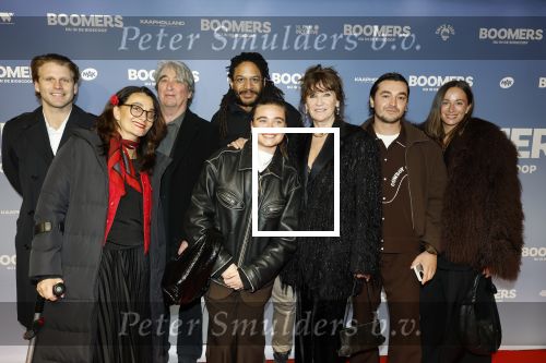 Amsterdam 16 februari 2026
Premiere Boomers met oa Huub Stapel Jennifer Hofman ( zwanger) Renee Fokker Johanna Ter Steege Hans Kesting Serge Henri Valcke ea  in Tuschinski . Renee Fokker met familie