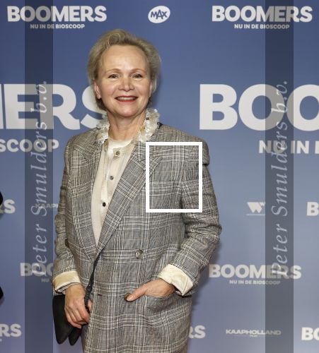 Amsterdam 16 februari 2026
Premiere Boomers met oa Huub Stapel Jennifer Hofman ( zwanger) Renee Fokker Johanna Ter Steege Hans Kesting Serge Henri Valcke ea  in Tuschinski . Renee Soutendijk kwam met man Thed Lensen