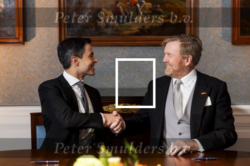 Den Haag, 23 Februari 2026
Presentatie Nieuw Kabinet Jetten
Huis ten Bosch
Rob Jetten en Koning Willem Alexander