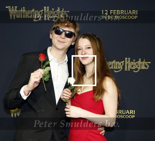 Amsterdam 10 februari 2026
Premiere Wuthering Heights in Tuschinski . 
Ryan en partner Isabel v Tol