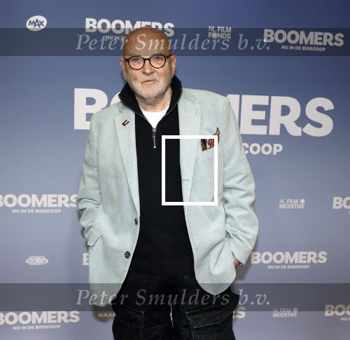 Amsterdam 16 februari 2026
Premiere Boomers met oa Huub Stapel Jennifer Hofman ( zwanger) Renee Fokker Johanna Ter Steege Hans Kesting Serge Henri Valcke ea  in Tuschinski .