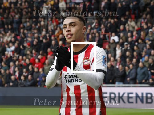 Eindhoven, 1 Februari 2026
Kompetitiewedstrijd PSV-Feyenoord, eindstand 3-0
Sergino Dest