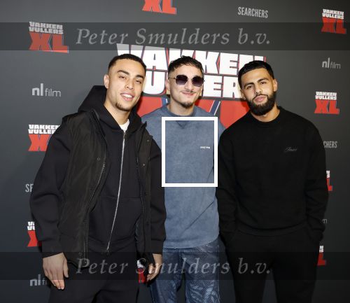 Amsterdam 5 februari 2026
Premiere Vakkenvullers XL in Pathe Noord 
Sergino Dest met vrienden
