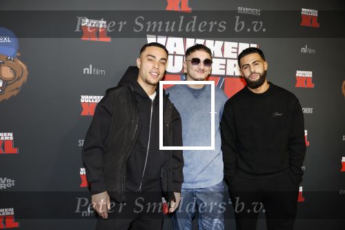Amsterdam 5 februari 2026
Premiere Vakkenvullers XL in Pathe Noord 
Sergino Dest met vrienden
