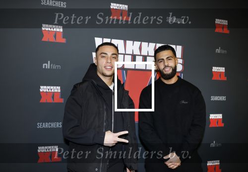 Amsterdam 5 februari 2026
Premiere Vakkenvullers XL in Pathe Noord 
Sergino Dest met vrienden