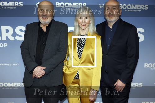 Amsterdam 16 februari 2026
Premiere Boomers met oa Huub Stapel Jennifer Hofman ( zwanger) Renee Fokker Johanna Ter Steege Hans Kesting Serge Henri Valcke ea  in Tuschinski . Theu Boermans