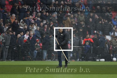 Eindhoven, 1 Februari 2026
Kompetitiewedstrijd PSV-Feyenoord, eindstand 3-0
Thijs v Keulen met kollegas greenkeepers bij PSV-Feyenoord