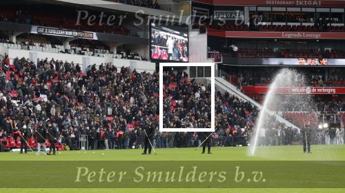 Eindhoven, 1 Februari 2026
Kompetitiewedstrijd PSV-Feyenoord, eindstand 3-0
Thijs v Keulen met kollegas greenkeepers bij PSV-Feyenoord
