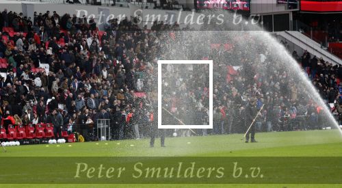 Eindhoven, 1 Februari 2026
Kompetitiewedstrijd PSV-Feyenoord, eindstand 3-0
Thijs v Keulen met kollegas greenkeepers bij PSV-Feyenoord
