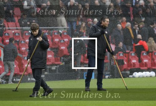 Eindhoven, 1 Februari 2026
Kompetitiewedstrijd PSV-Feyenoord, eindstand 3-0
Thijs v Keulen met kollegas greenkeepers bij PSV-Feyenoord