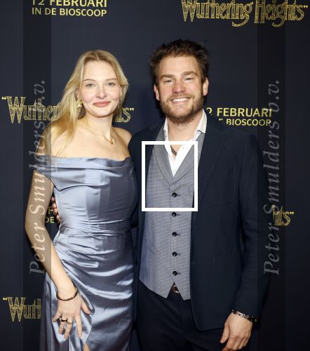 Amsterdam 10 februari 2026
Premiere Wuthering Heights in Tuschinski . Tim Akkerman en Zaya Sabrina