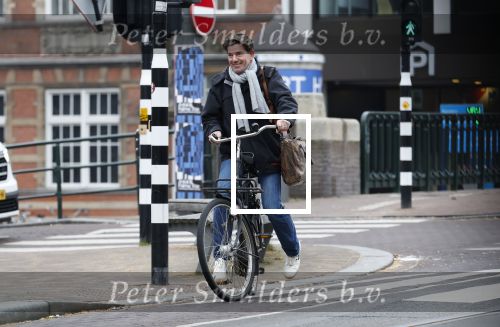 Amsterdam 26 januari 2026
Twan Huys op de fiets in Amsterdam