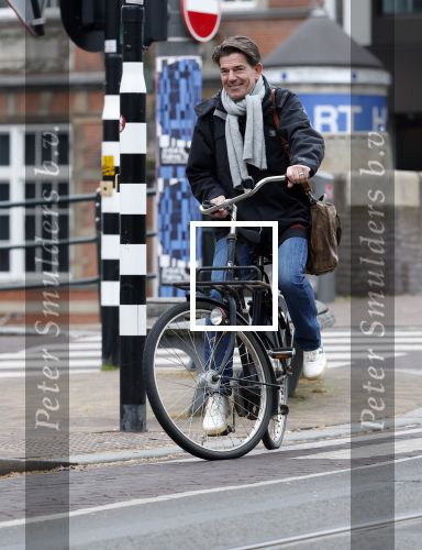 Amsterdam 26 januari 2026
Twan Huys op de fiets in Amsterdam