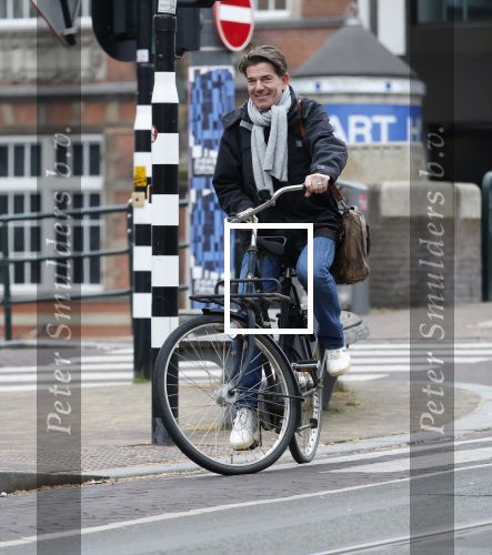 Amsterdam 26 januari 2026
Twan Huys op de fiets in Amsterdam
