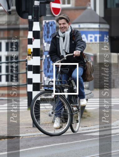 Amsterdam 26 januari 2026
Twan Huys op de fiets in Amsterdam