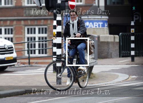 Amsterdam 26 januari 2026
Twan Huys op de fiets in Amsterdam