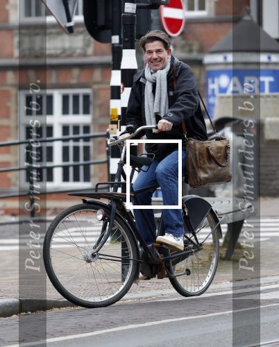 Amsterdam 26 januari 2026
Twan Huys op de fiets in Amsterdam
