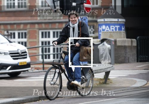 Amsterdam 26 januari 2026
Twan Huys op de fiets in Amsterdam