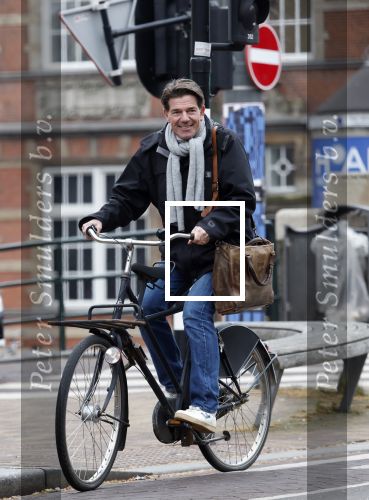 Amsterdam 26 januari 2026
Twan Huys op de fiets in Amsterdam