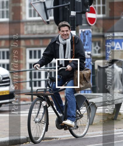 Amsterdam 26 januari 2026
Twan Huys op de fiets in Amsterdam