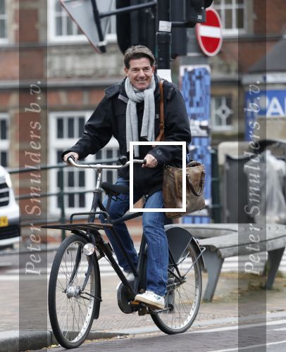 Amsterdam 26 januari 2026
Twan Huys op de fiets in Amsterdam