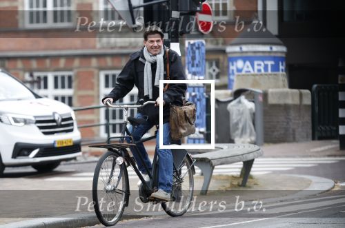 Amsterdam 26 januari 2026
Twan Huys op de fiets in Amsterdam