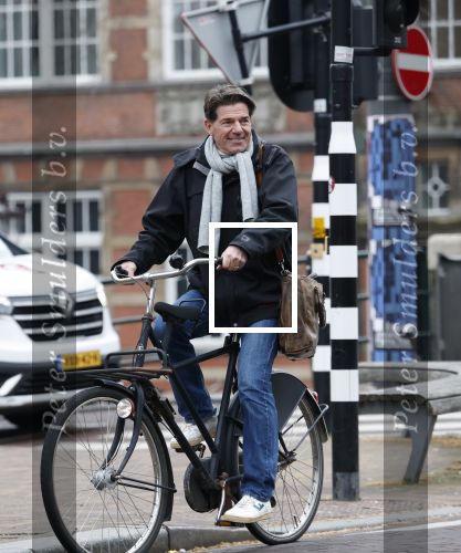 Amsterdam 26 januari 2026
Twan Huys op de fiets in Amsterdam