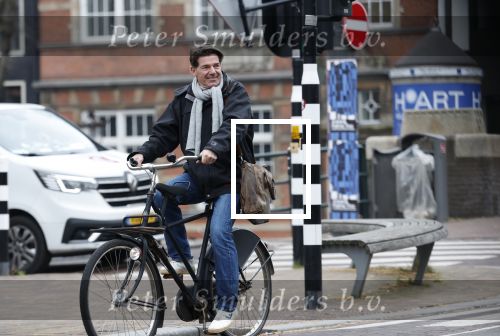 Amsterdam 26 januari 2026
Twan Huys op de fiets in Amsterdam