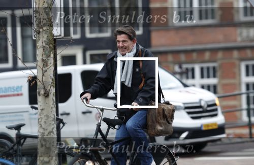 Amsterdam 26 januari 2026
Twan Huys op de fiets in Amsterdam