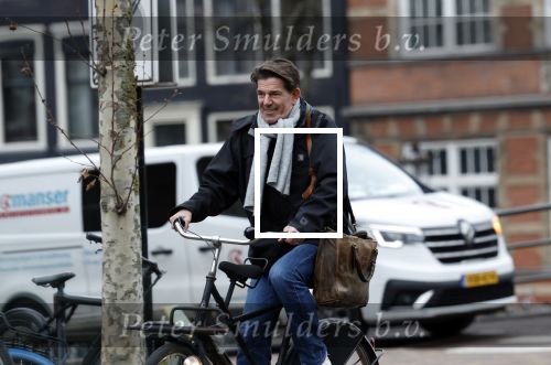 Amsterdam 26 januari 2026
Twan Huys op de fiets in Amsterdam